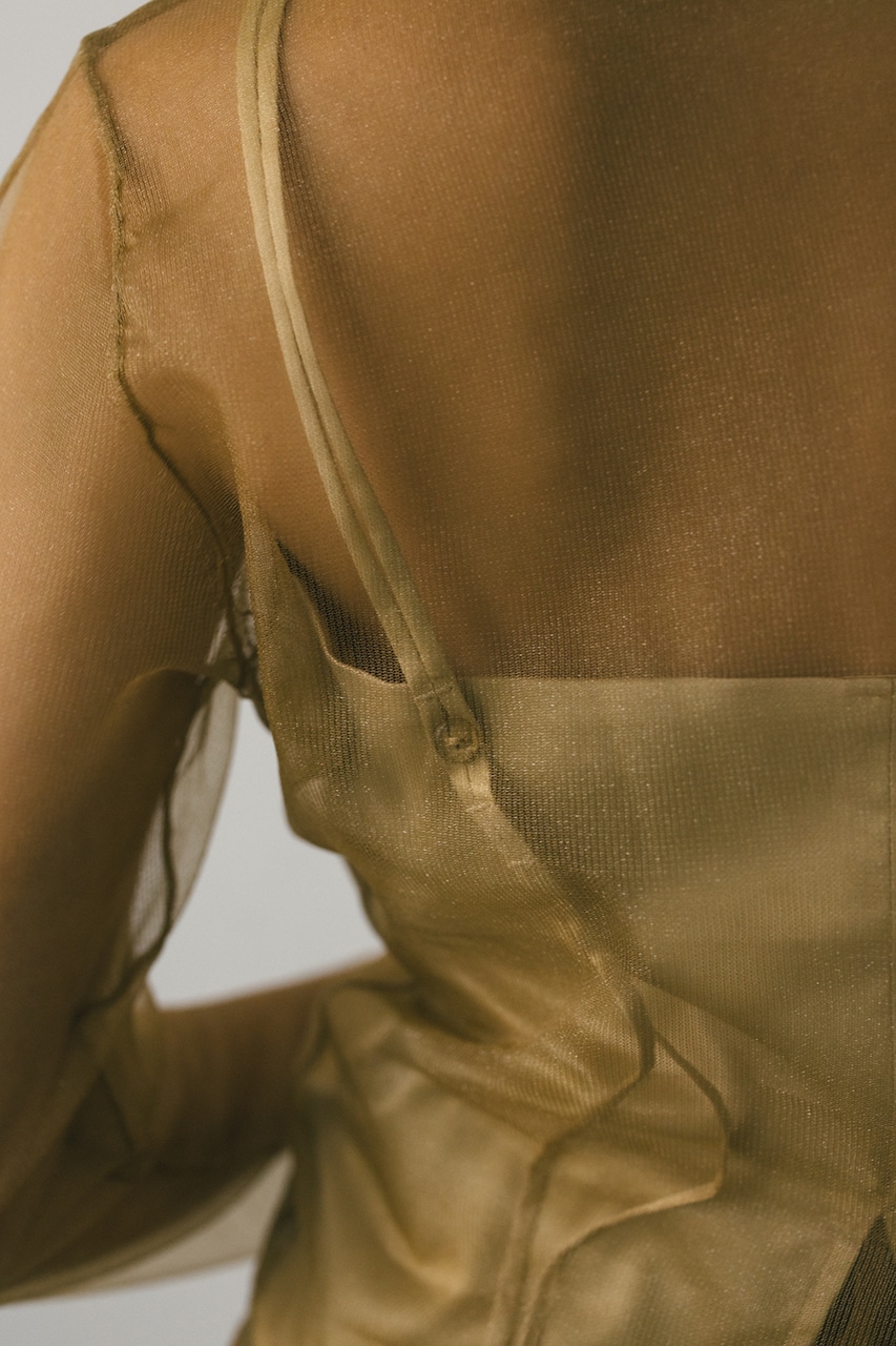 キャミレイヤードグロストップ GLD FREE