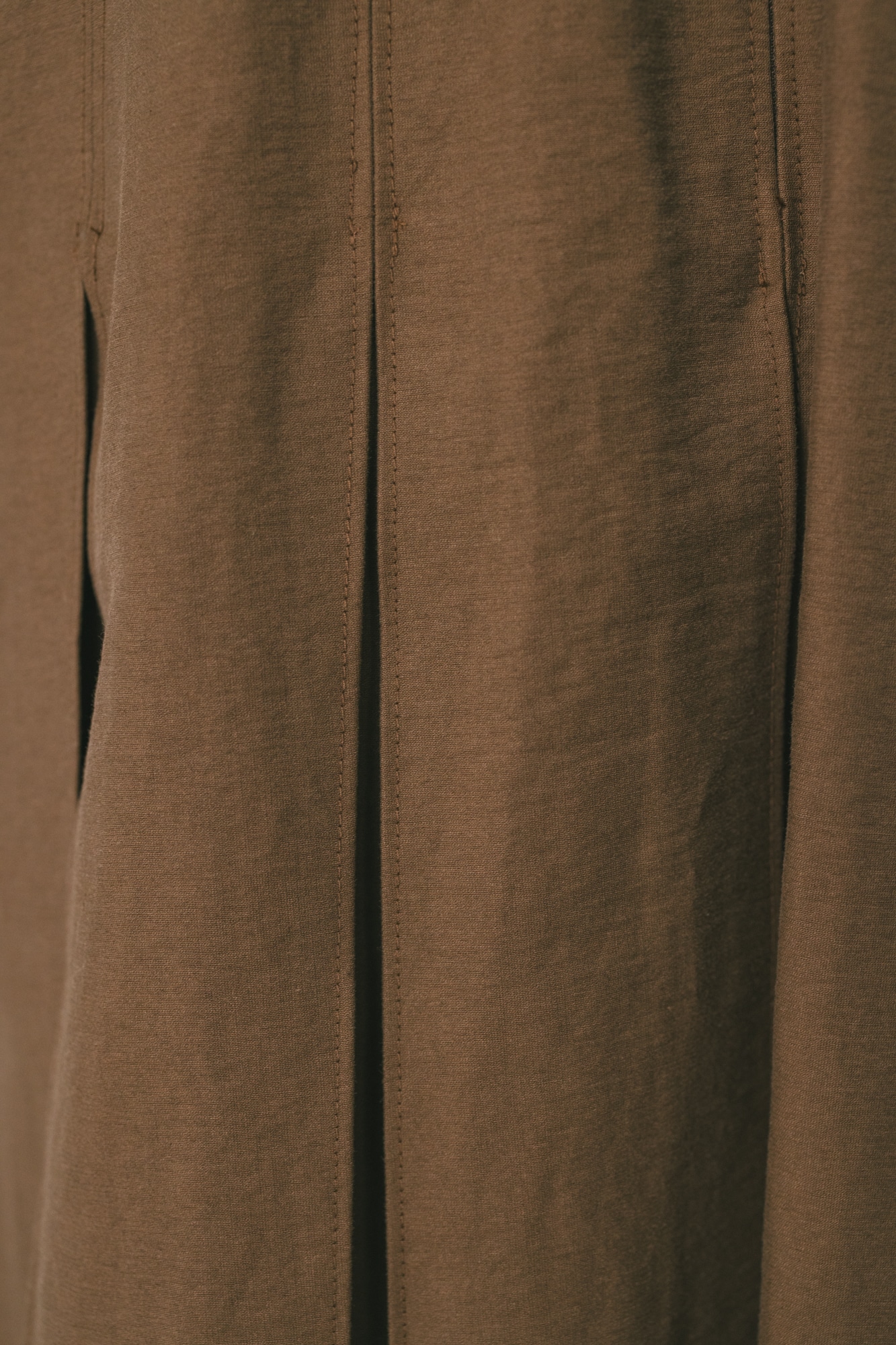 ボックスタックサスペンダースカート BRN S