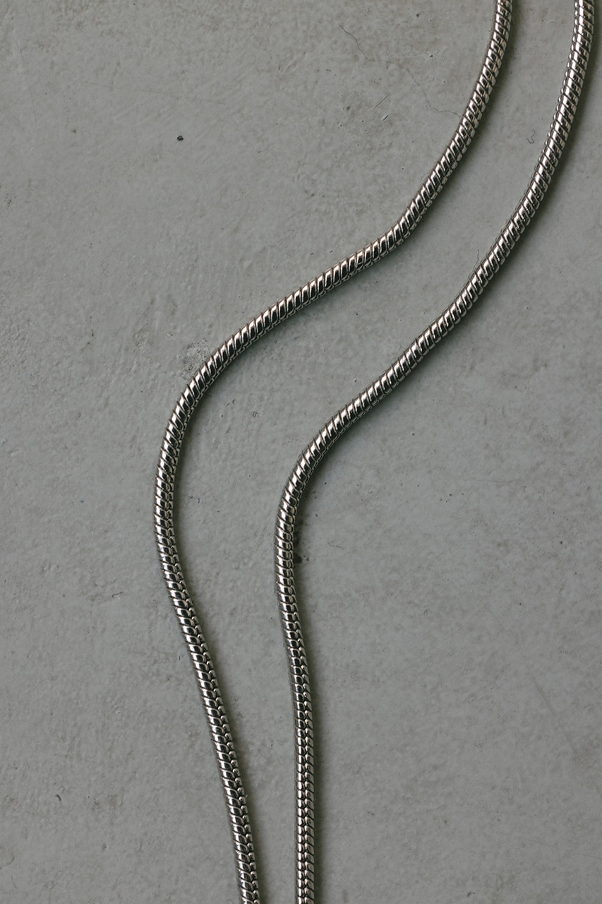 スネイクチェーンスライドネックレス SLV FREE