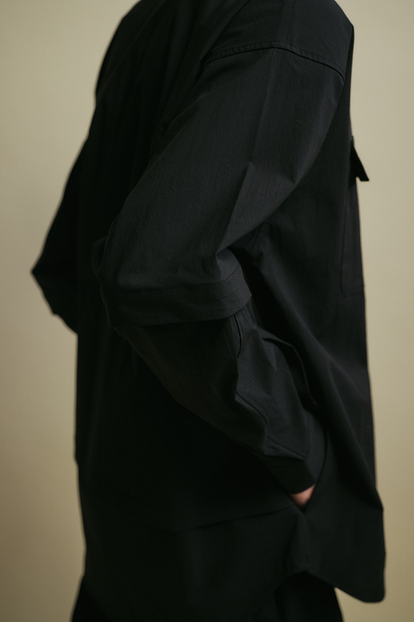 ACTIVE撥水デタッチャブルシャツ BLK M