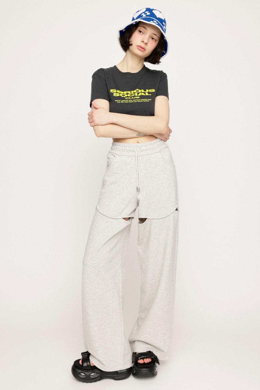 HEART KNIT BUCKET ハット BLU FREE