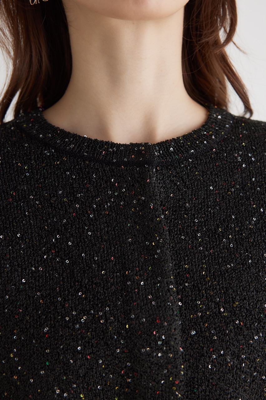 スパンコールKnit CD BLK FREE