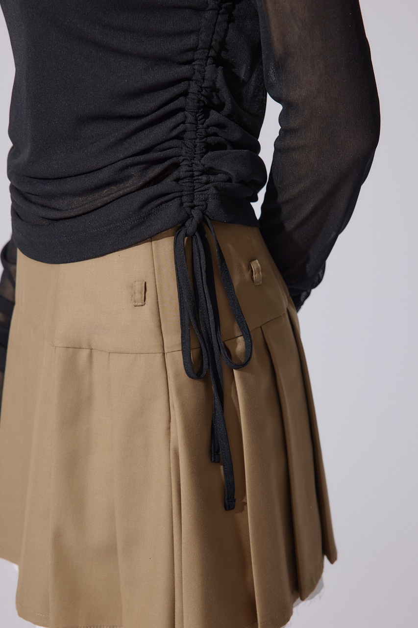 オフショルレディーシアートップス BLK FREE