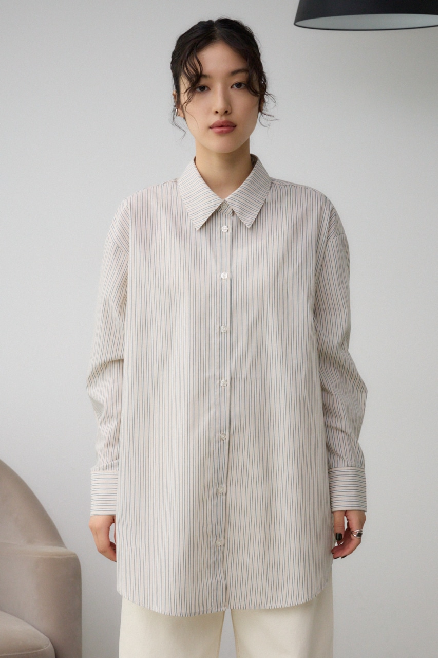 ビスチェ付きオーバーシャツ Stripe FREE