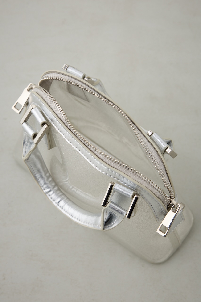 ダブルジッパークリアミニバッグ SLV FREE