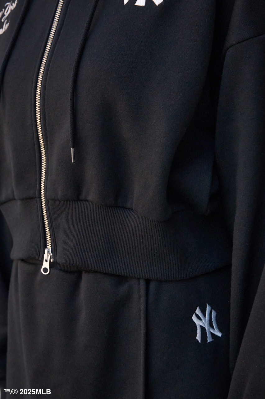 【MLB】ジップフーディー BLK FREE