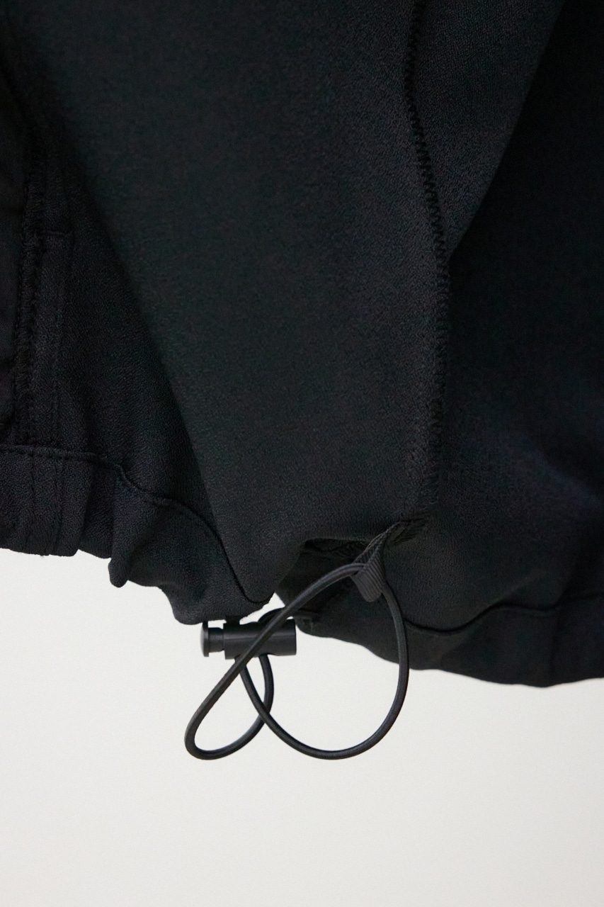 ジョーゼットフーディーブルゾン BLK FREE