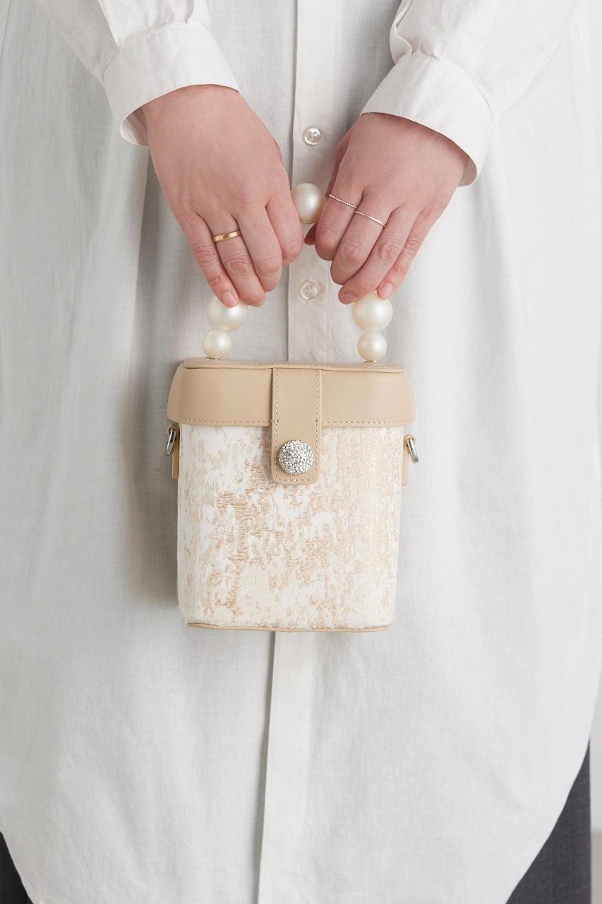 BIGパールバニティバッグ 柄APR FREE