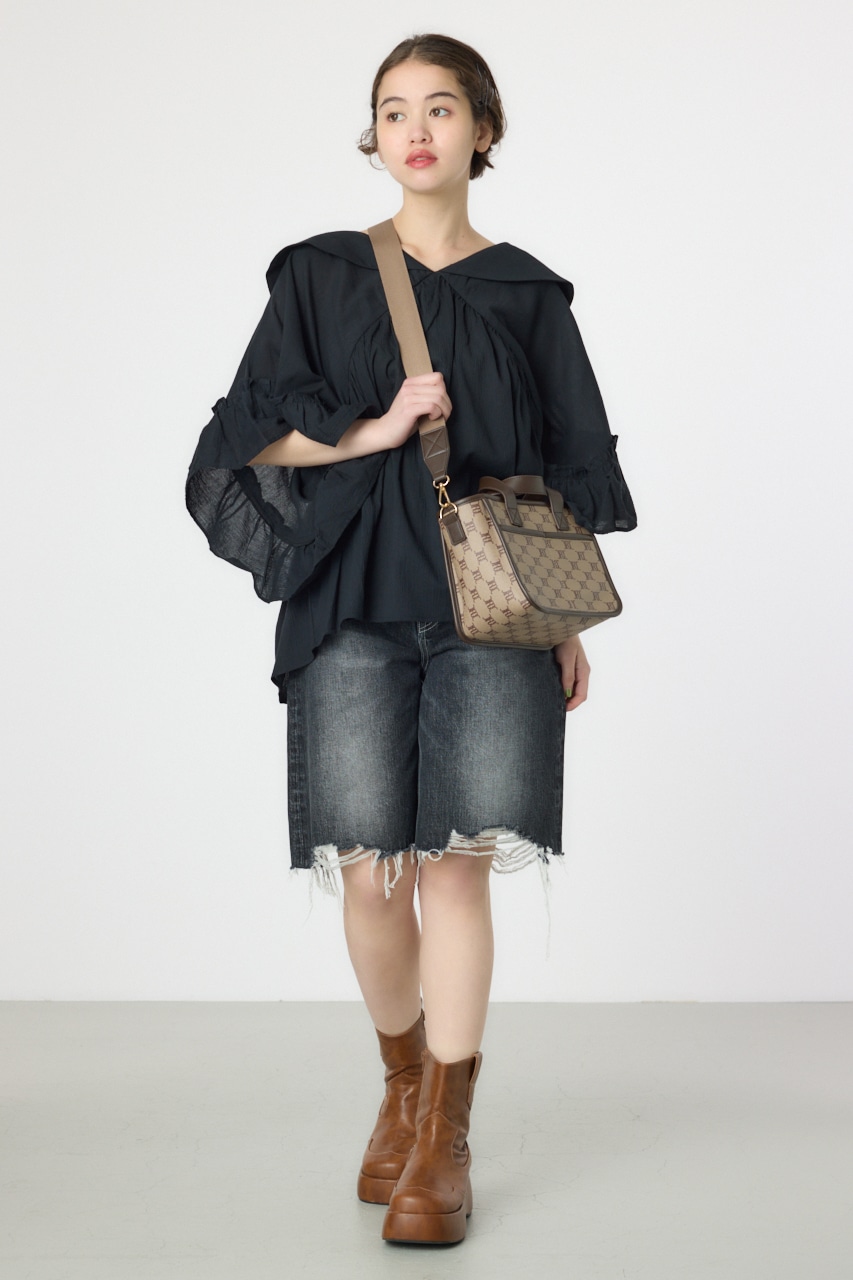 クラシック2WAYトート 柄BRN FREE