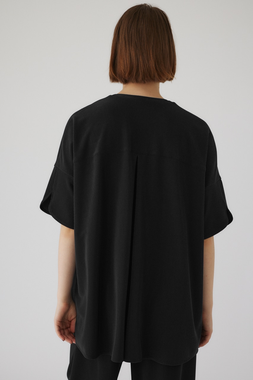 Pique flare tops BLK FREE