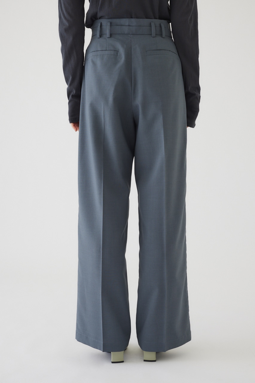 Double waist slacks GRY 38