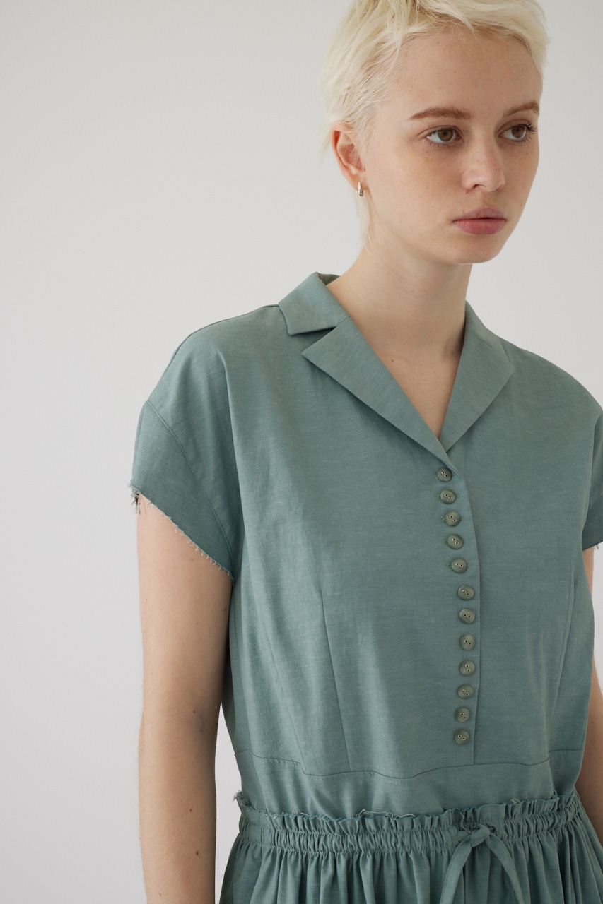 Waist narrow long dress L/BLU 38