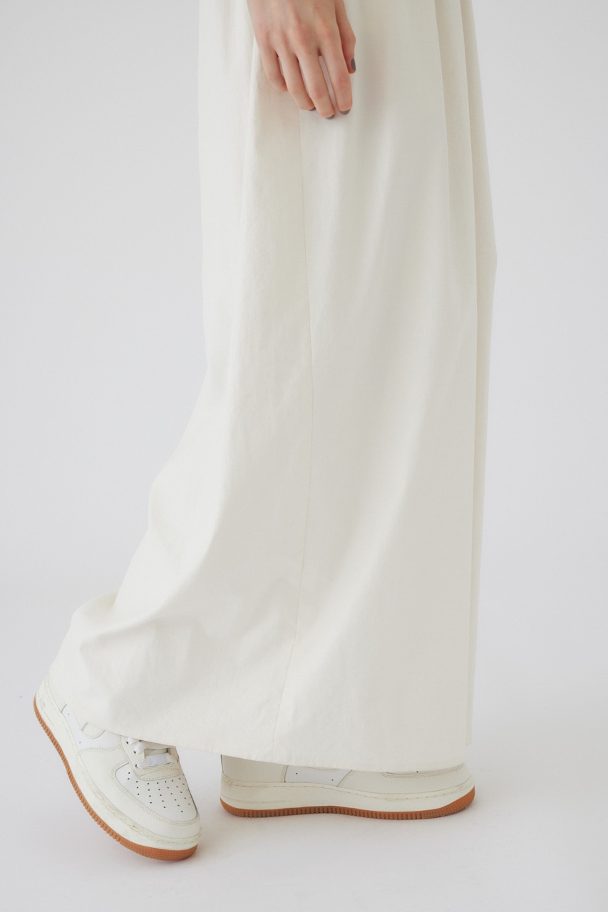 Waist narrow long dress O/WHT 36