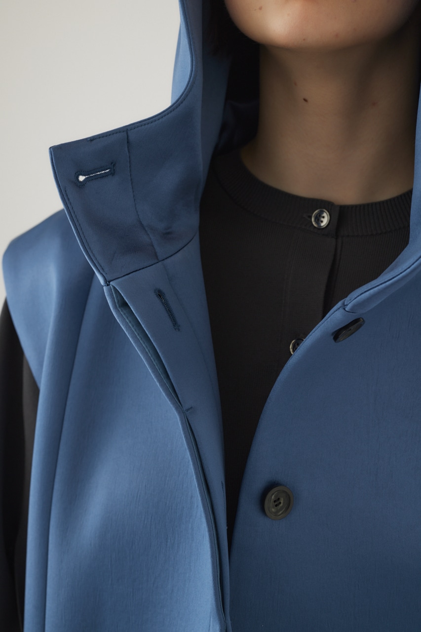 Bonding hoodie vest BLU FREE