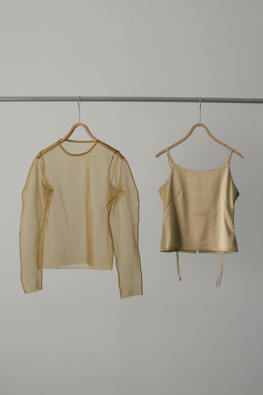 キャミレイヤードグロストップ GLD FREE