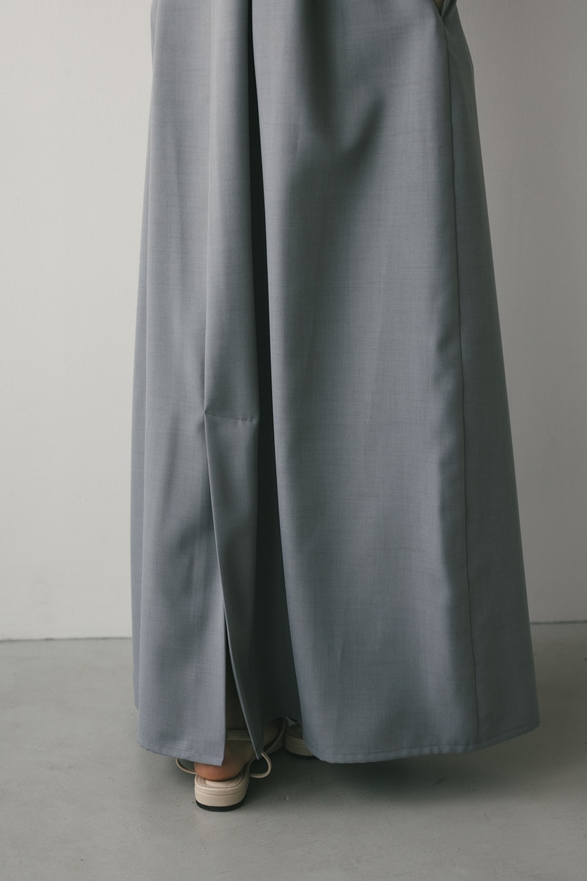 バックルベルトワンピース SAX S