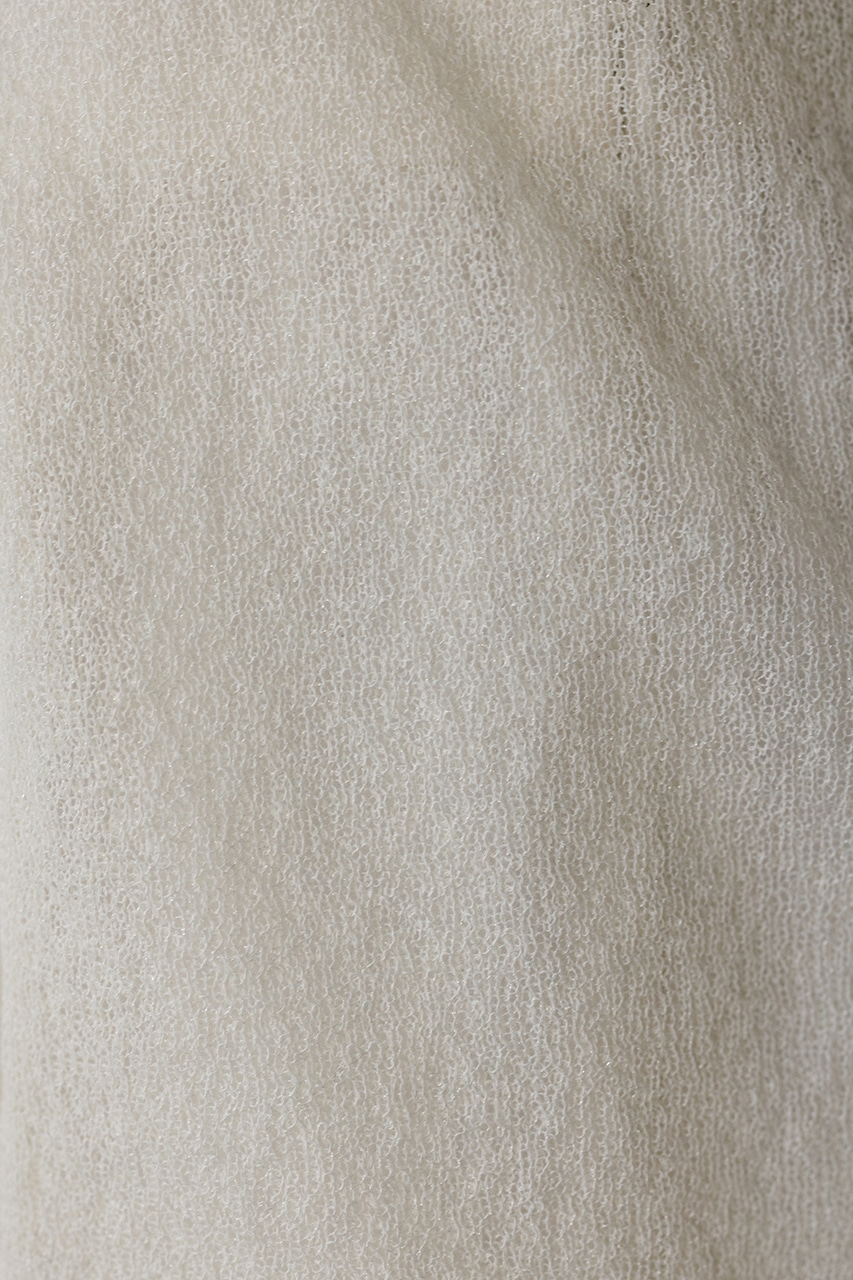 2WAYリボンサマーニット WHT FREE