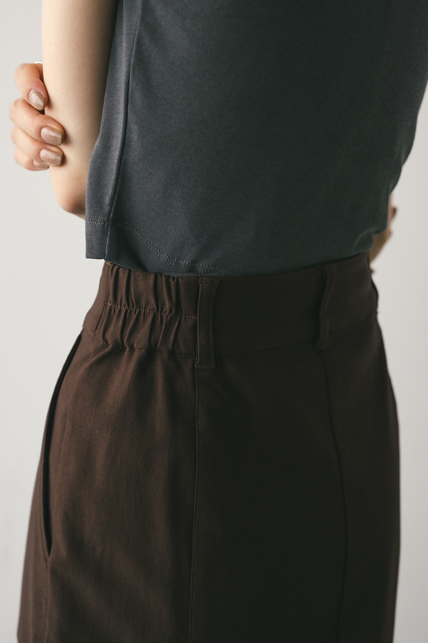 ハイストレッチタイトスカート BRN M