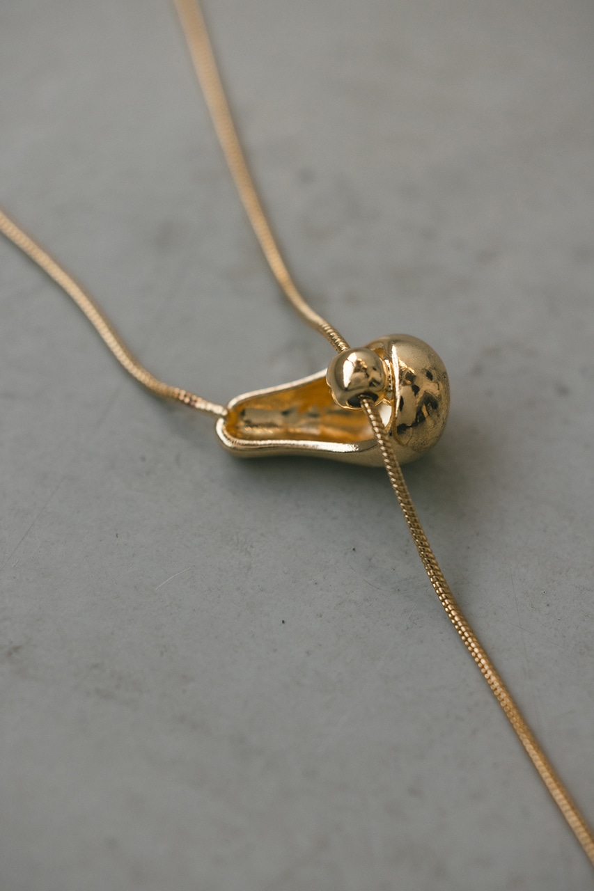 スネイクチェーンスライドネックレス GLD FREE