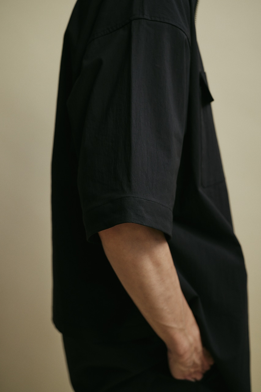 ACTIVE撥水デタッチャブルシャツ BLK M