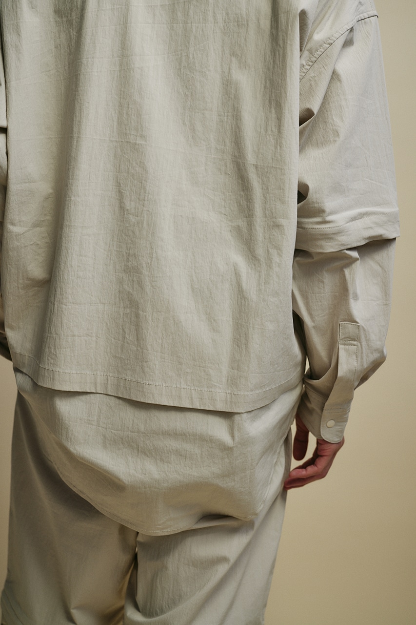 ACTIVE撥水デタッチャブルシャツ IVOY M