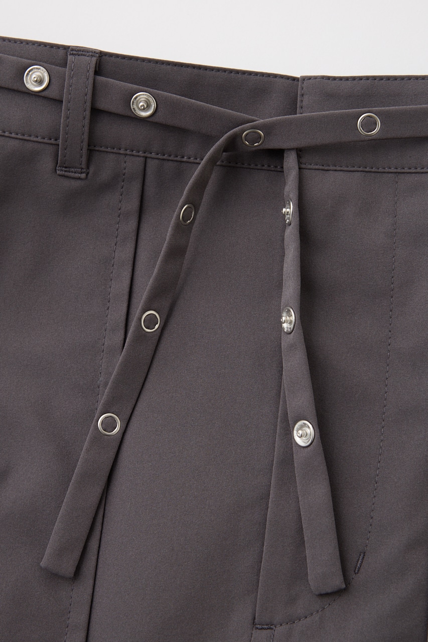 STRETCH マキシスカート GRY 1