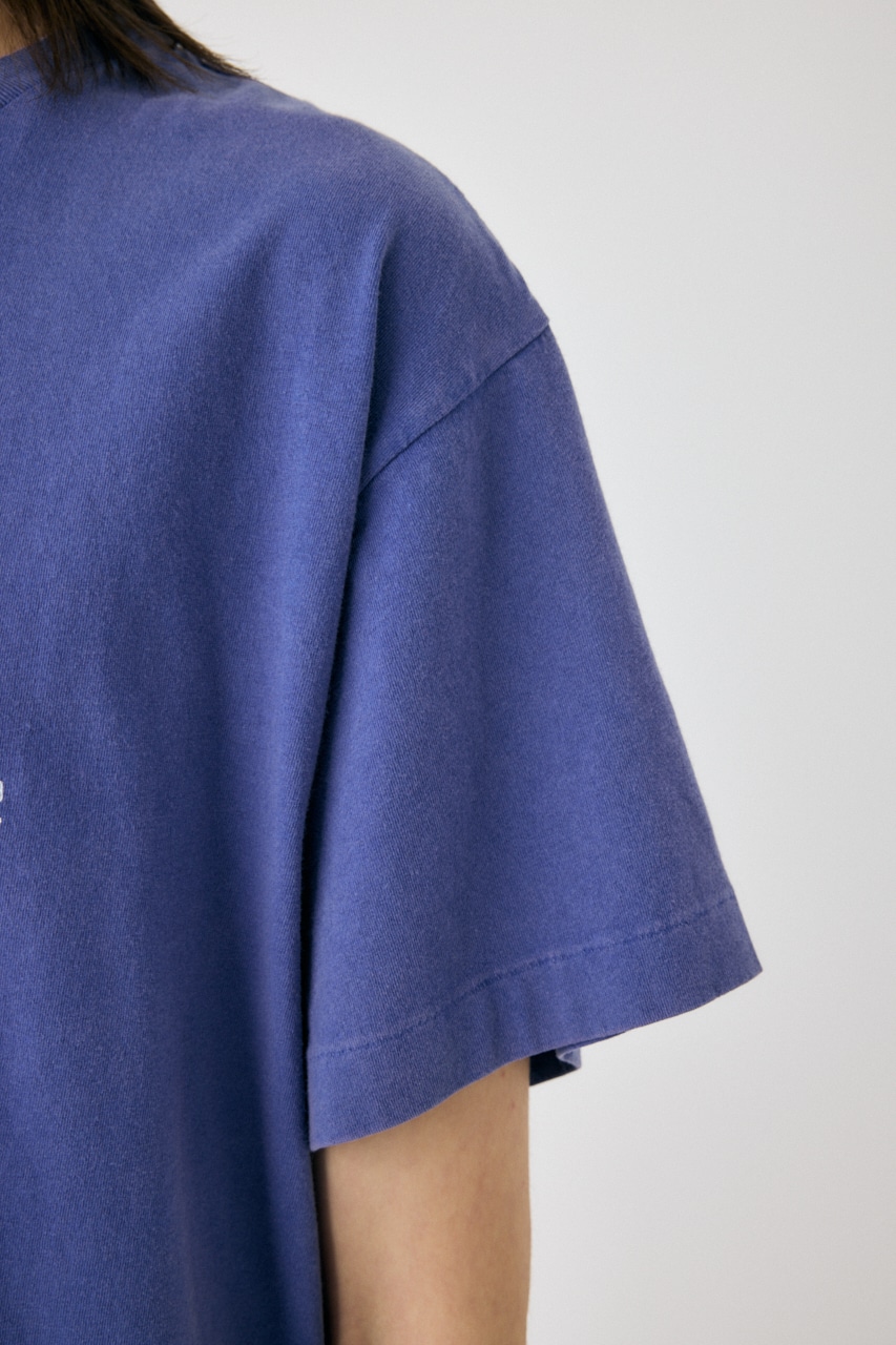 MOUSSY LEAGUE CHAMPS 25 Tシャツ BLU FREE