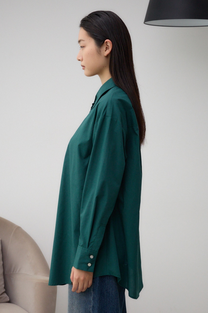 ビスチェ付きオーバーシャツ D/GRN FREE