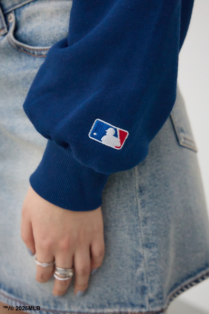 【MLB】ジップフーディー NVY FREE