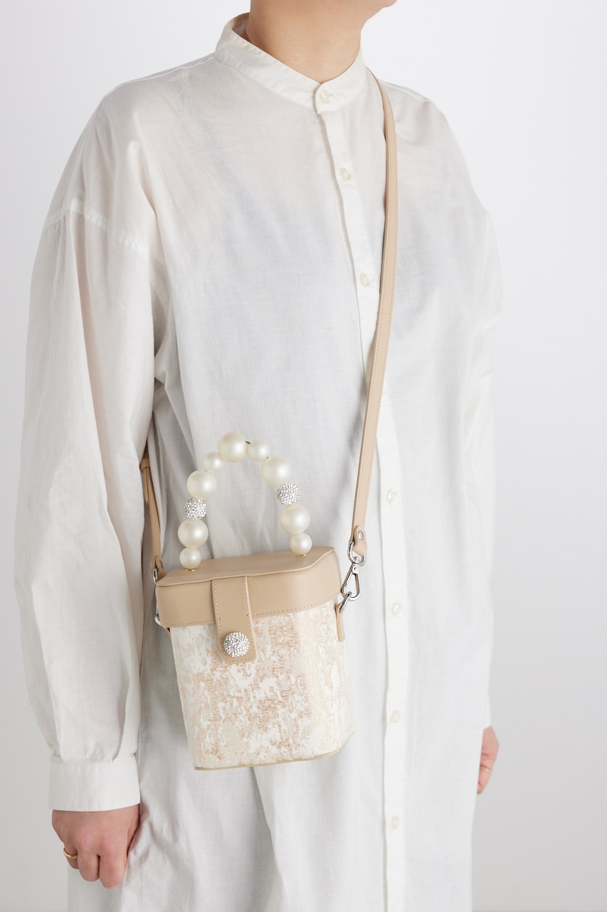 BIGパールバニティバッグ 柄APR FREE