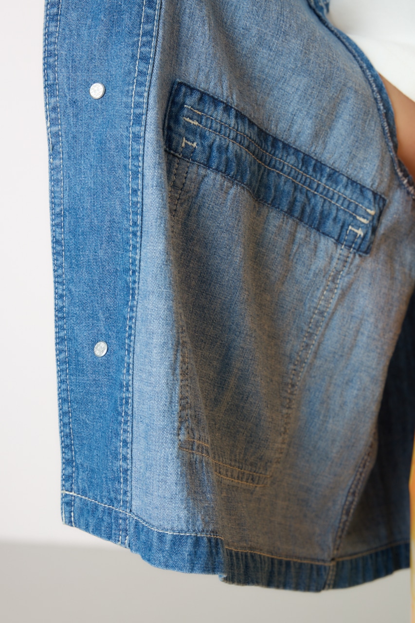 roughlow フリルベスト RODEO CROWNS WIDE BOWL | キルティングフリルベスト (ベスト