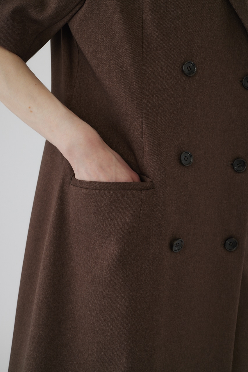 Double breasted middle JK BRN FREE