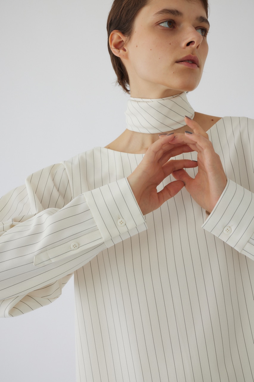 【LIMITED SALE】Shoulder volume scarf set IVOY FREE