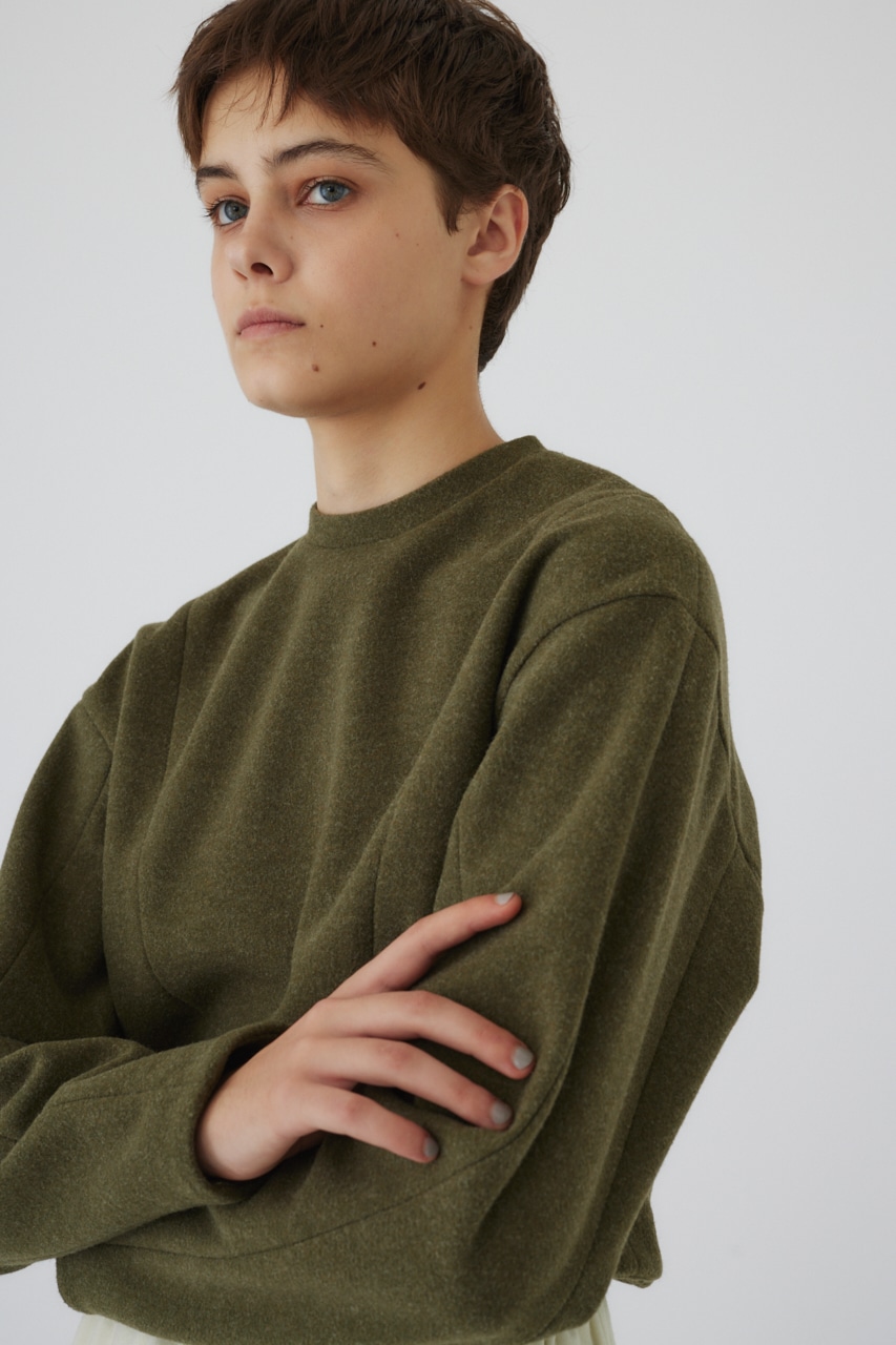 【LIMITED SALE】Warming jersey cropped PO KHA FREE