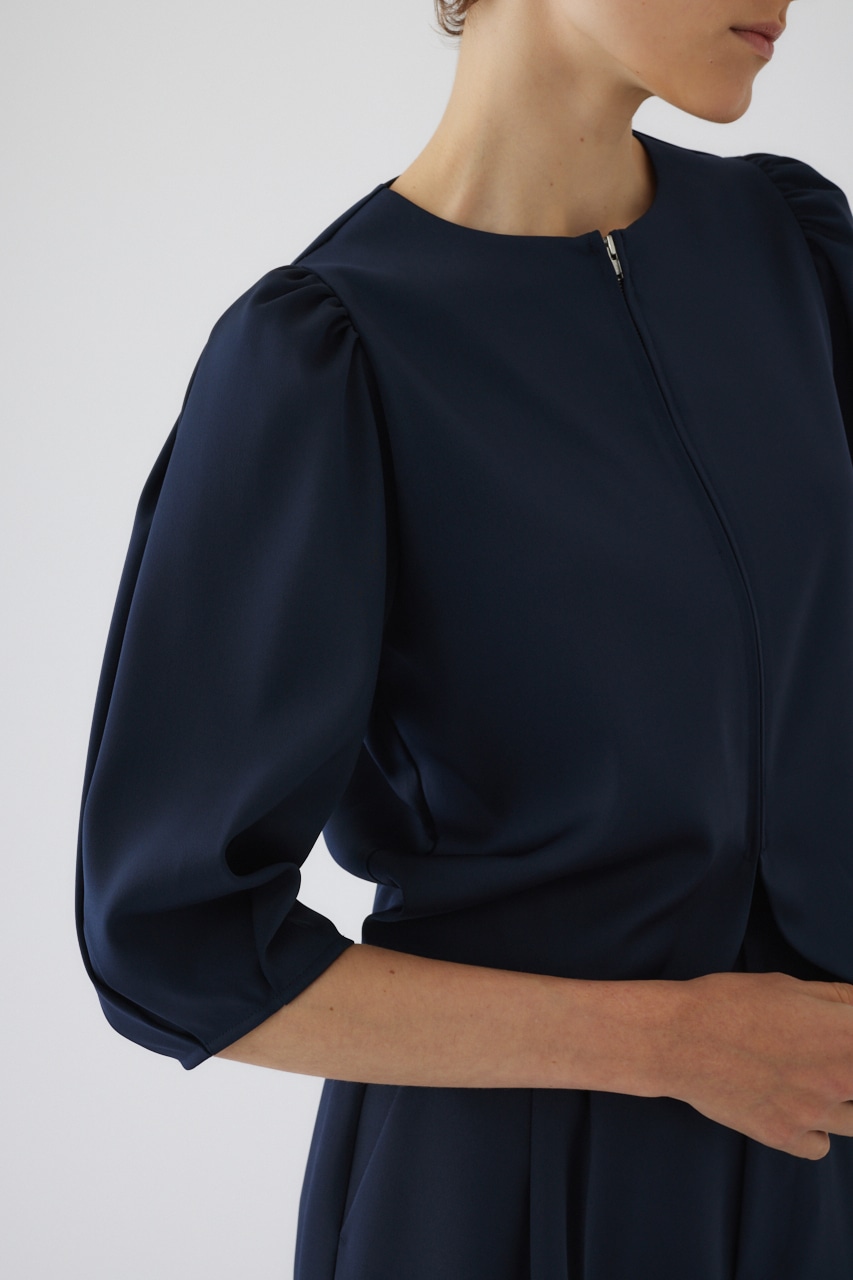 【LIMITED SALE】Volume sleeve short JK NVY FREE