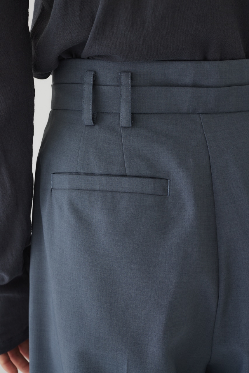 Double waist slacks GRY 38