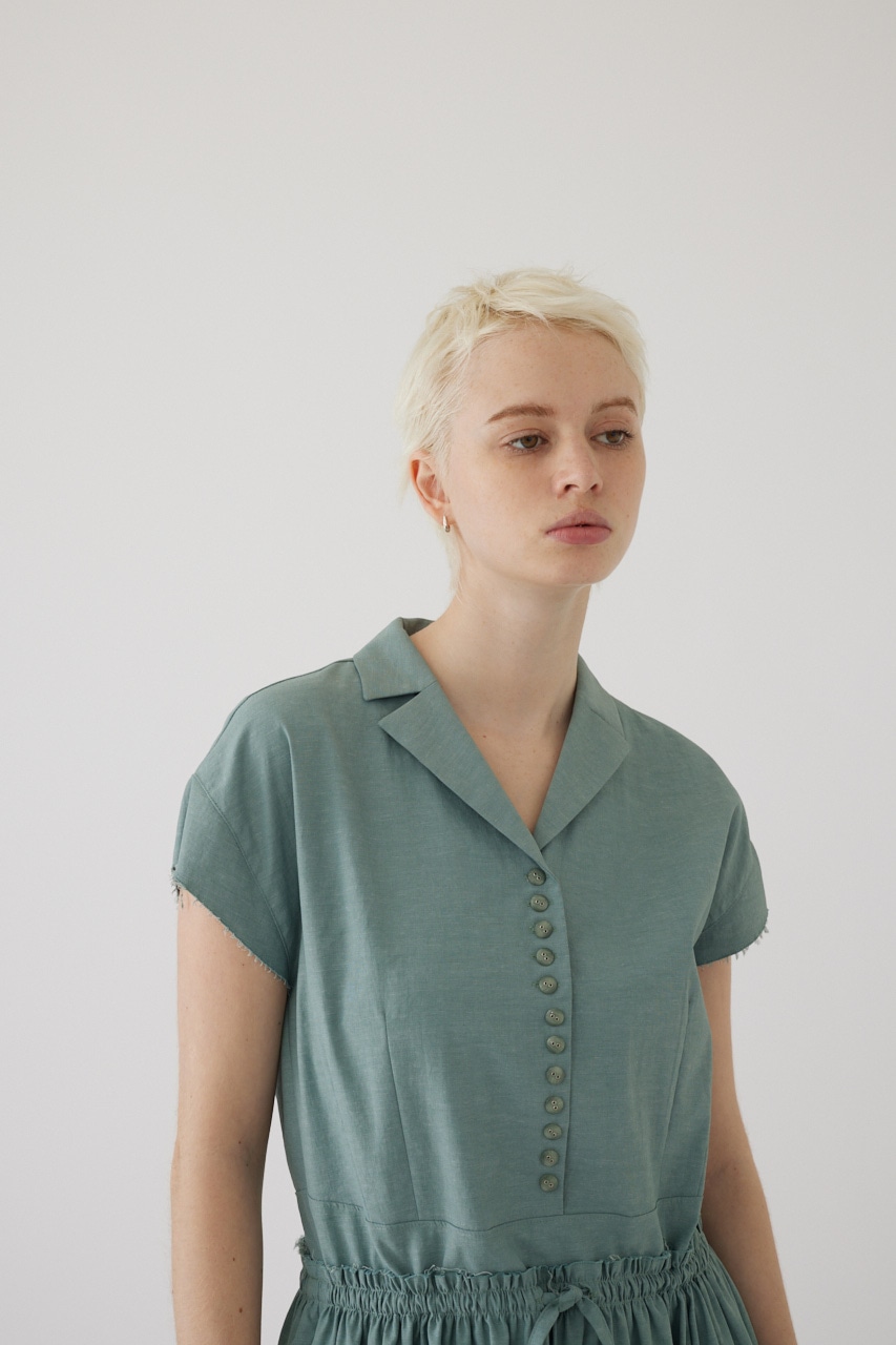 Waist narrow long dress L/BLU 38