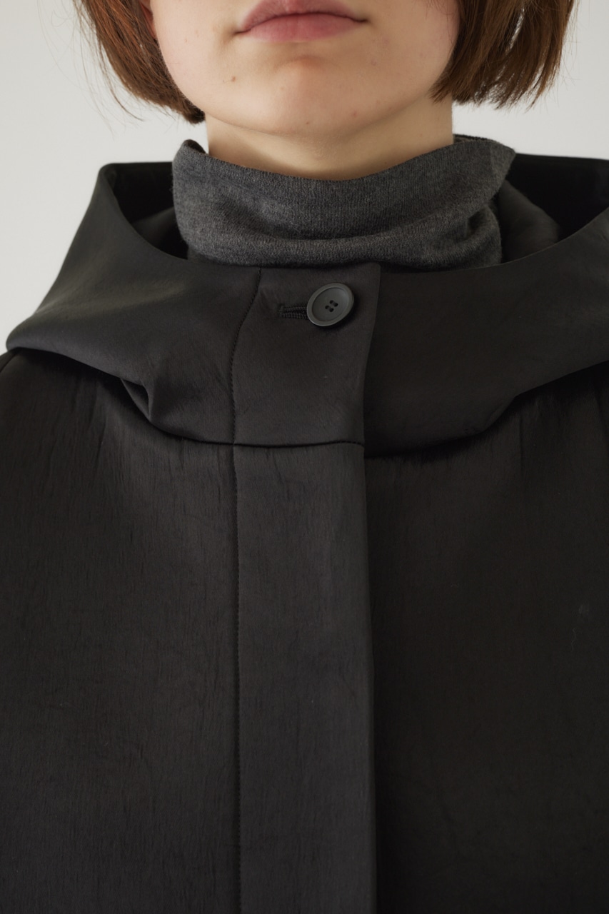 Bonding hoodie vest BLK FREE