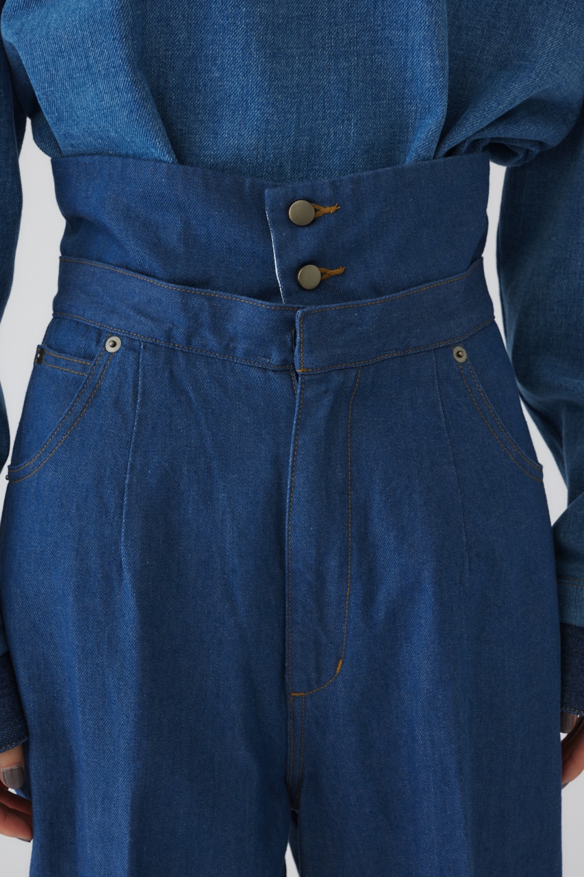 【LIMITED SALE】Corset denim PT BLU 38