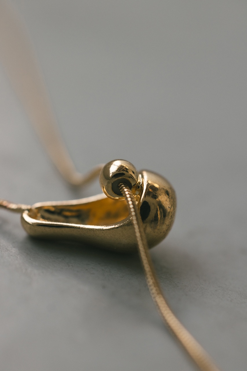 スネイクチェーンスライドネックレス GLD FREE