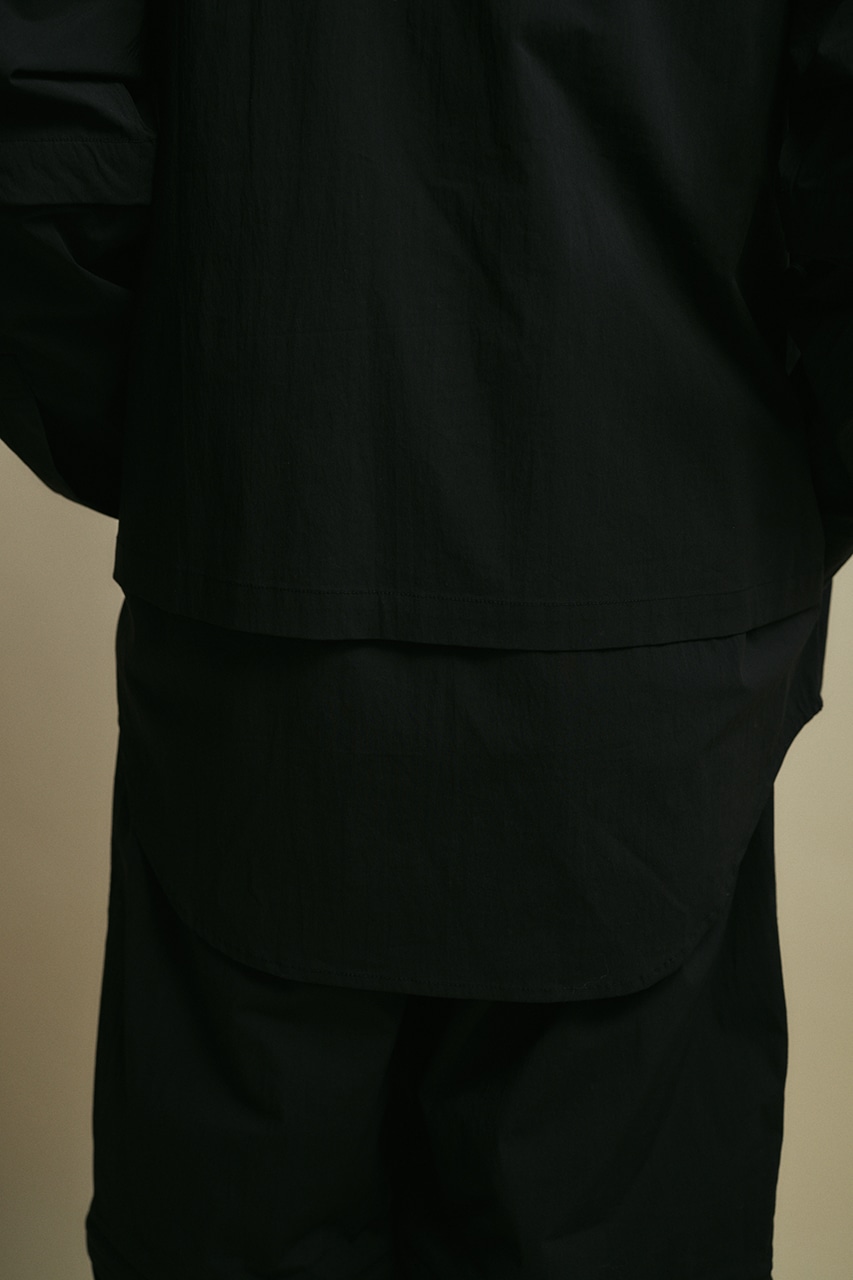 ACTIVE撥水デタッチャブルシャツ BLK M