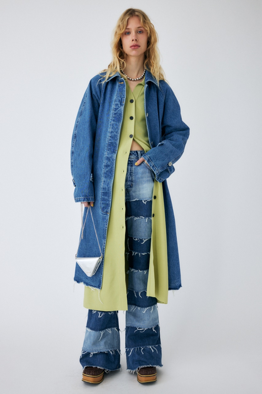 【MOUSSY】DAMAGE DENIM コート