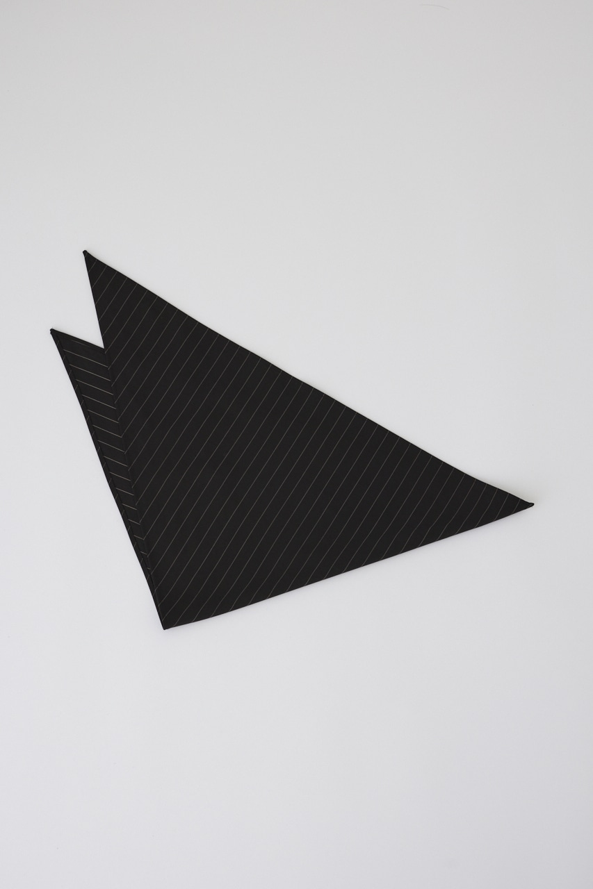 【LIMITED SALE】Shoulder volume scarf set BLK FREE