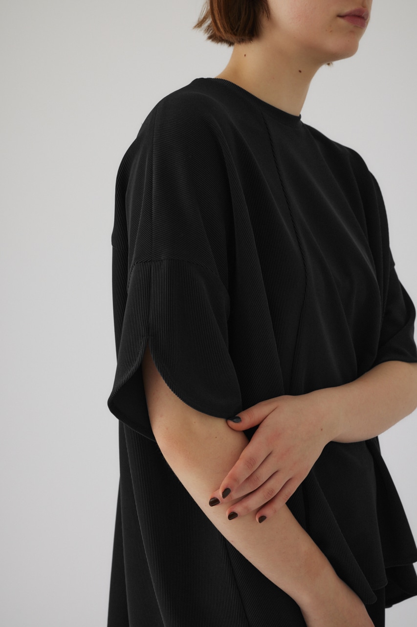 Pique flare tops BLK FREE