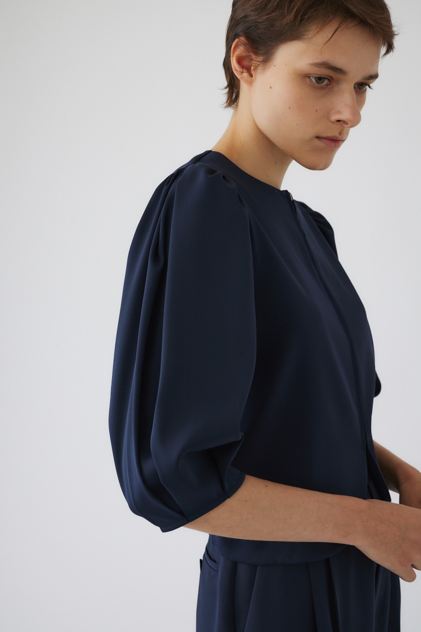 【LIMITED SALE】Volume sleeve short JK NVY FREE