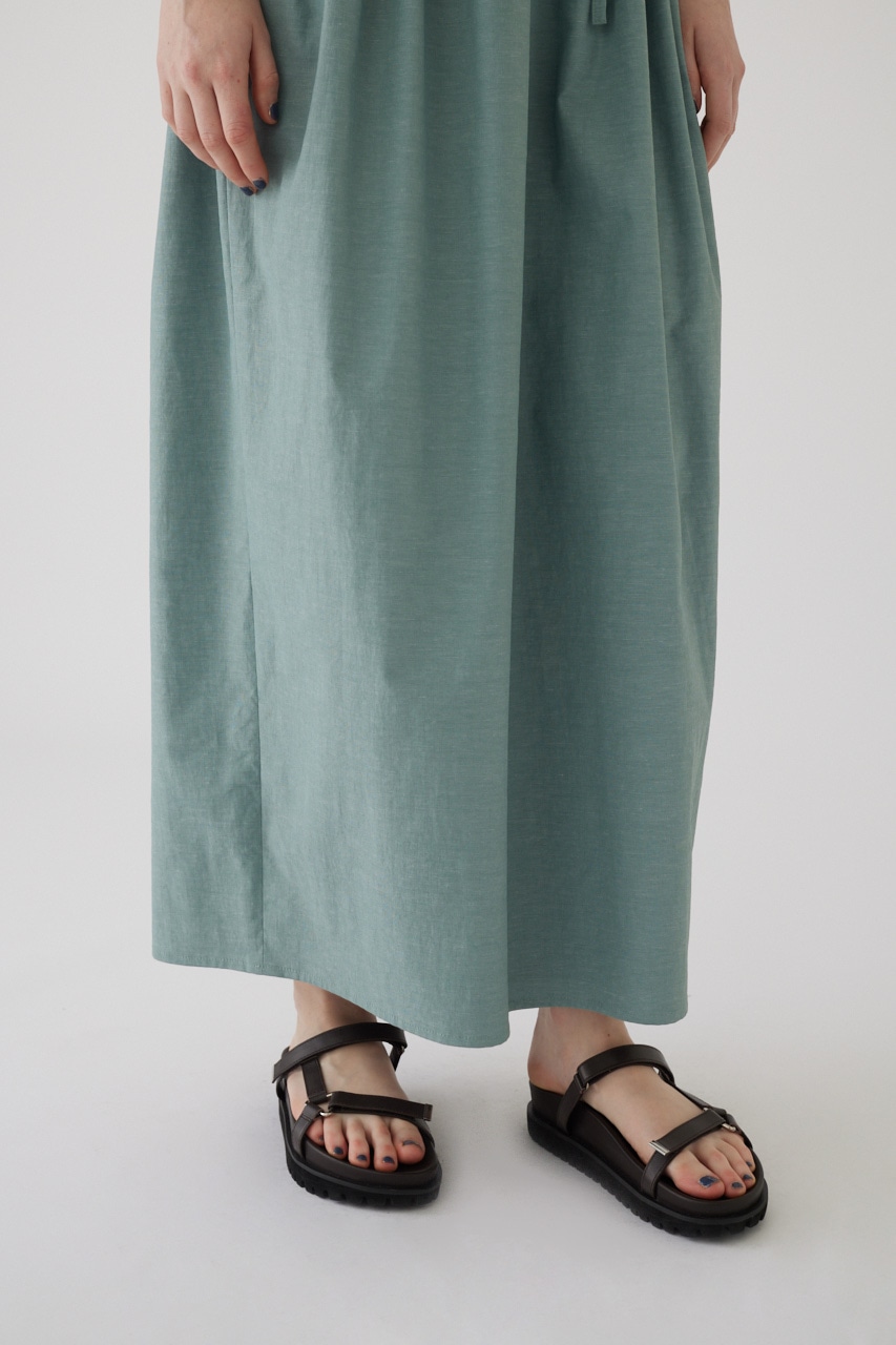 Waist narrow long dress L/BLU 38