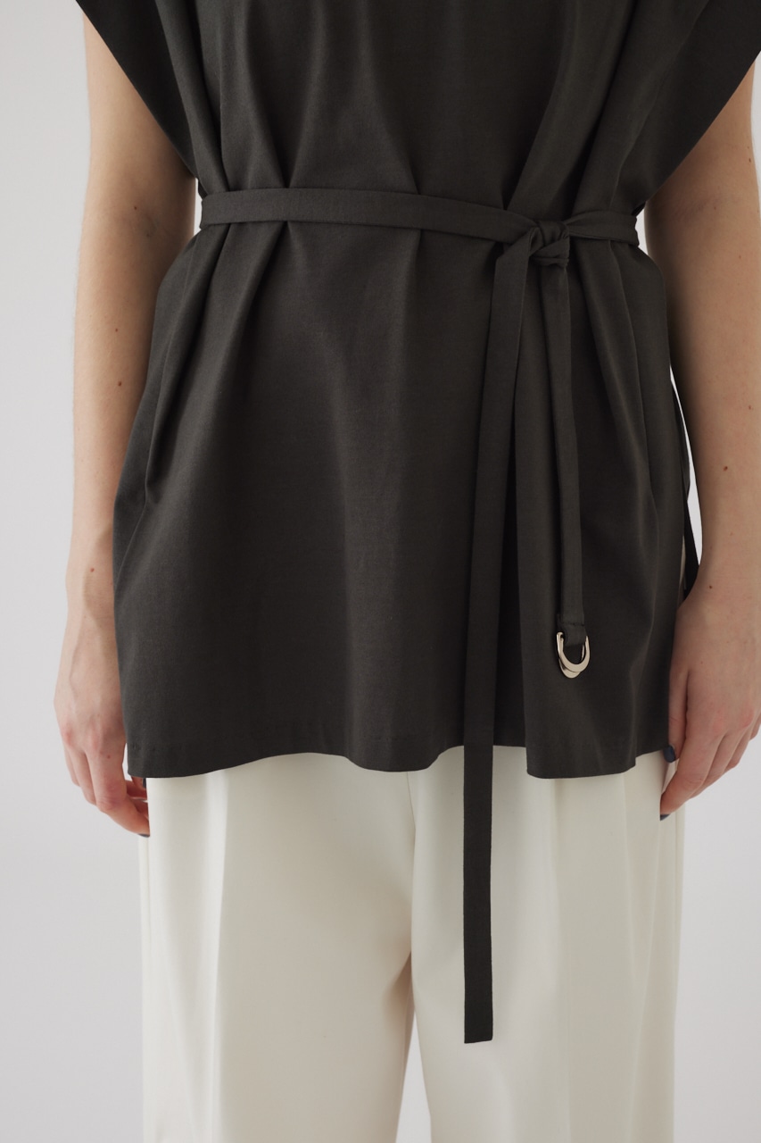 2way style big cut tops D/GRY FREE