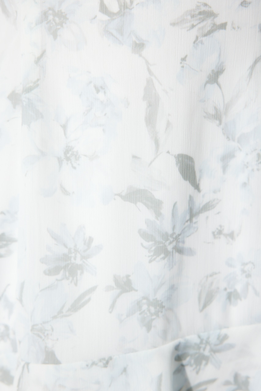 フリルフラワーミニワンピース WHT M