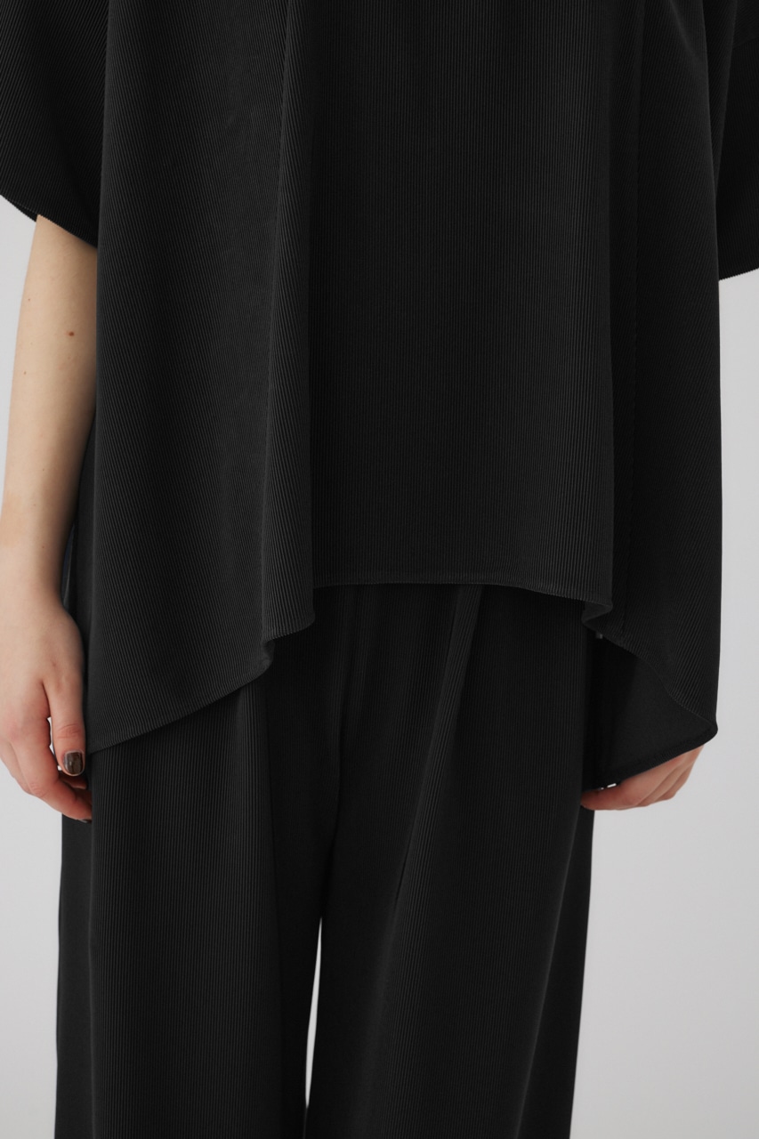 Pique flare tops BLK FREE