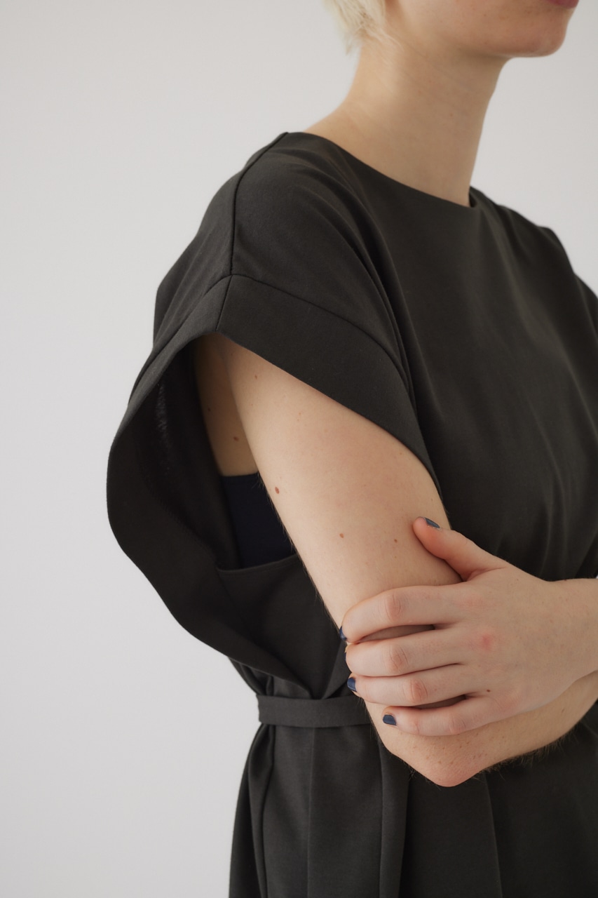 2way style big cut tops D/GRY FREE